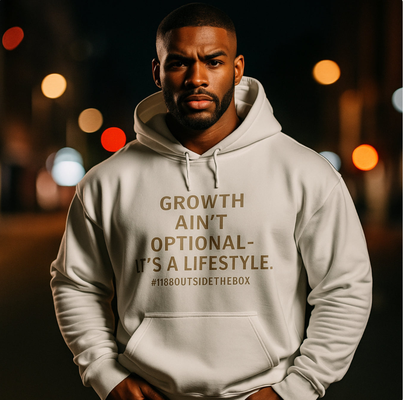 A “Growth Ain’t Optional” Unisex hoodie