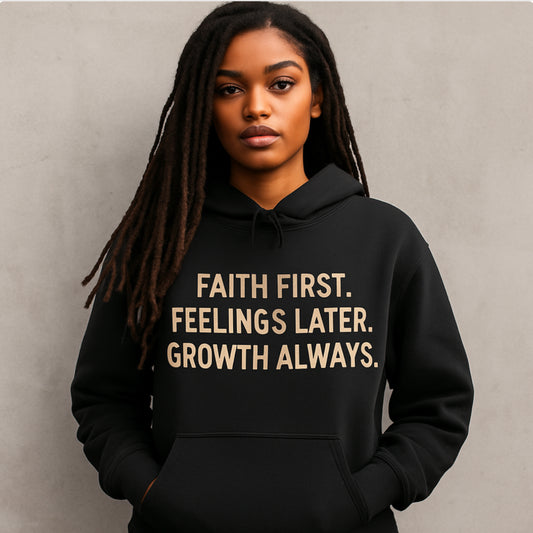 Faith First Hoodie - Unisex Sweatshirt