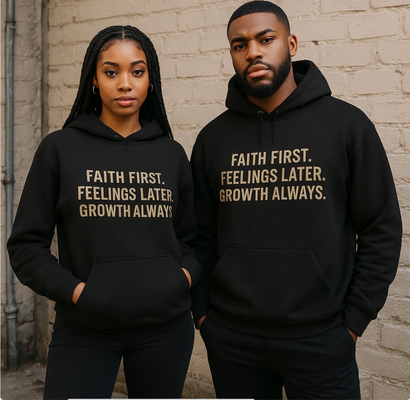 Faith First Hoodie - Unisex Sweatshirt