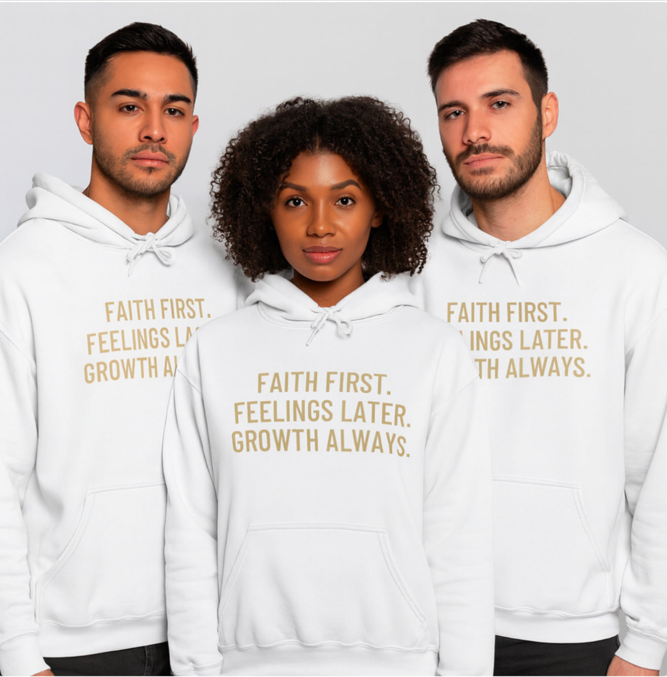 Faith First Hoodie - Unisex Sweatshirt