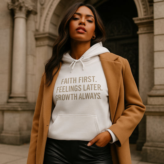 Faith First Hoodie - Unisex Sweatshirt